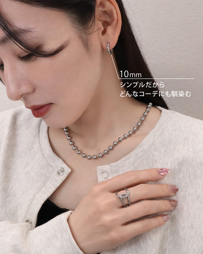 blackdia ocean ステンレス フープピアス ( 5size/4color )