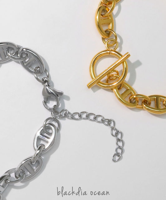 blackdia ocean アンカーチェーンブレスレット( 2type )