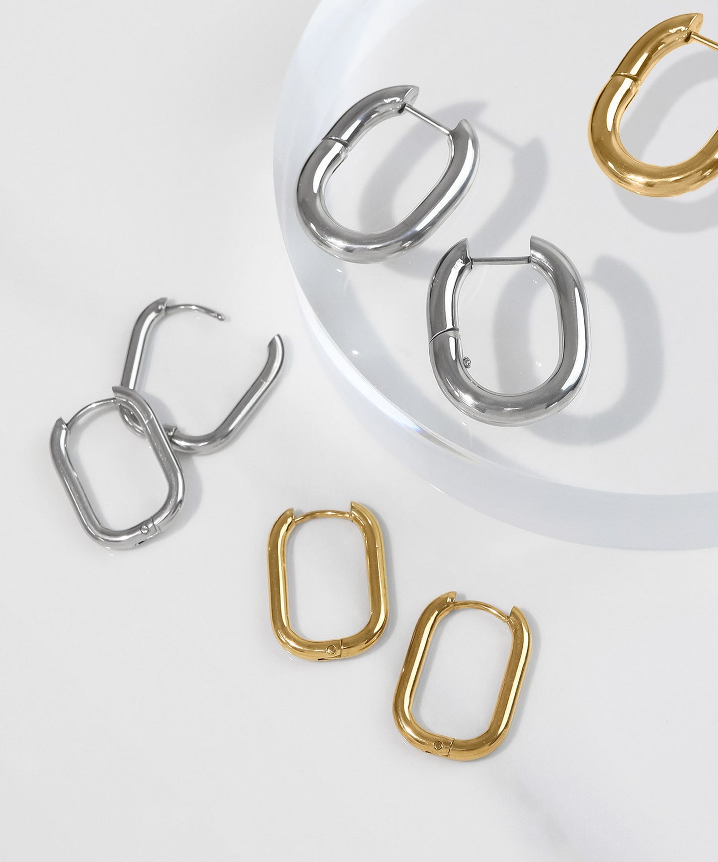 blackdia ocean オーバル フープピアス