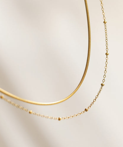 blackdia ocean スネーク レイヤードネックレス