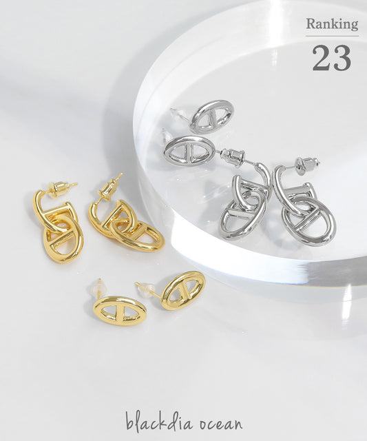 blackdia ocean アンカーピアス (2デザインset)