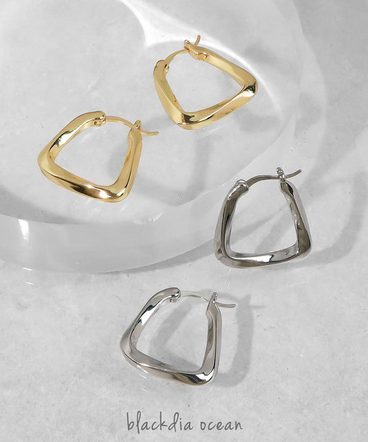 blackdia ocean スクエアニュアンス ピアス/イヤリング