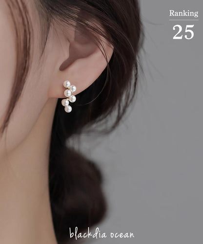 【今週末限定価格】blackdia ocean ミニパール デザインピアス/イヤリング