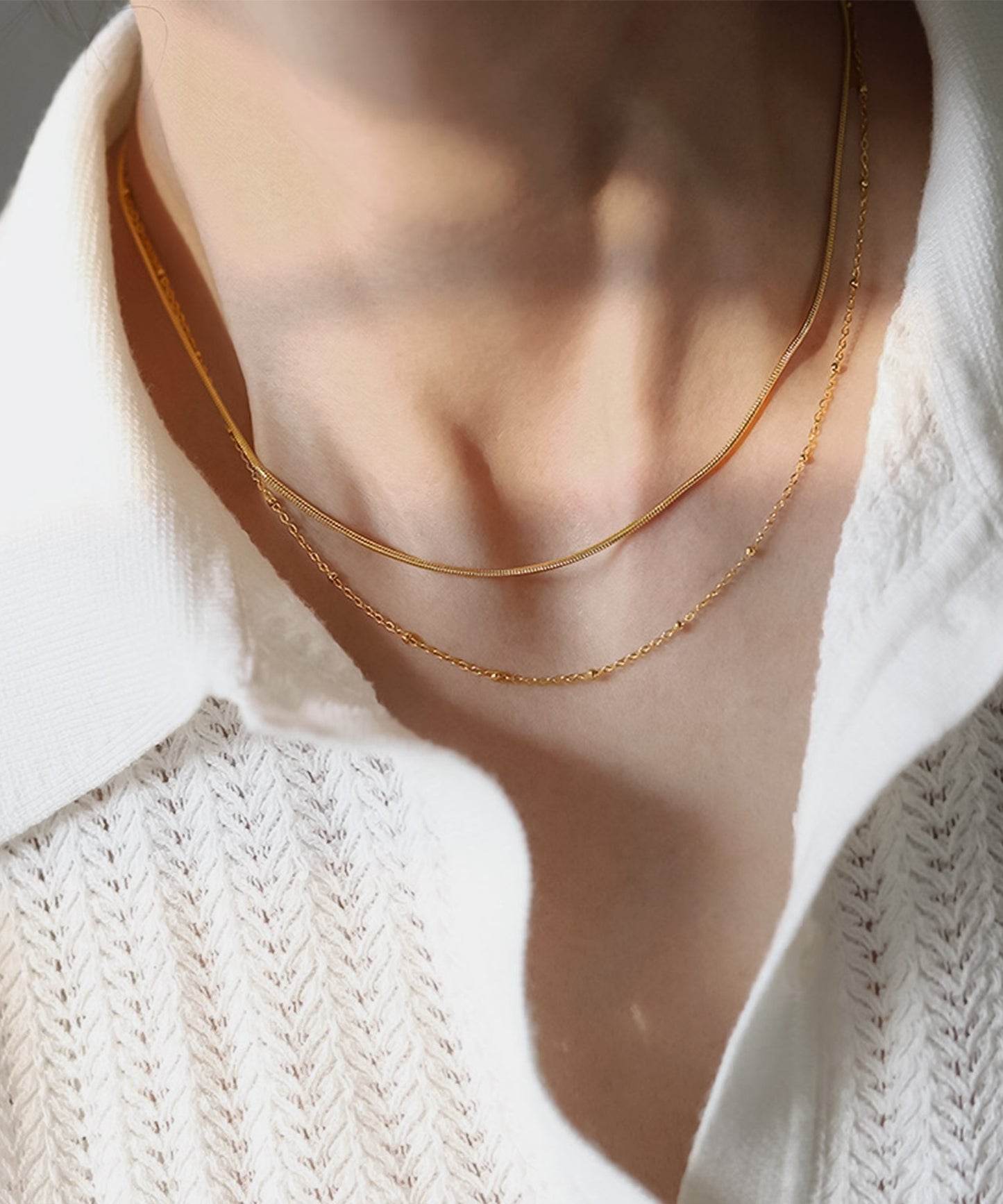 blackdia ocean スネーク レイヤードネックレス