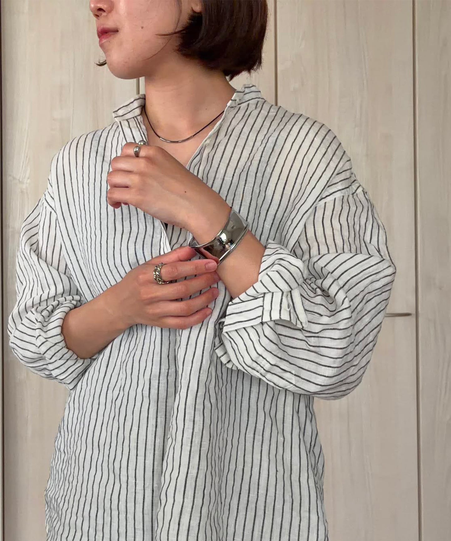 8/12 (Wed.) 12:00~販売【chna1002様コラボ】ワイドバングル