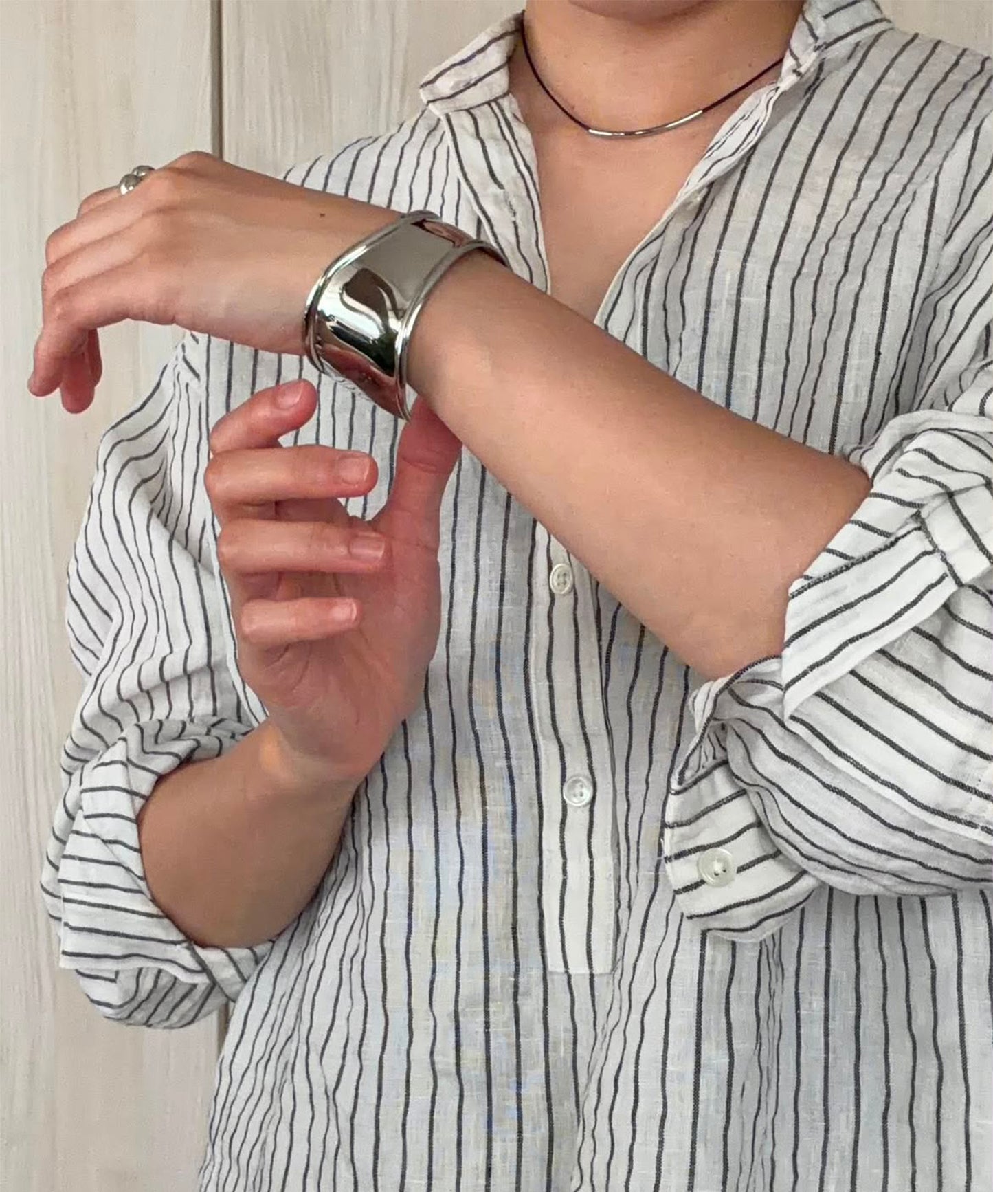 8/12 (Wed.) 12:00~販売【chna1002様コラボ】ワイドバングル