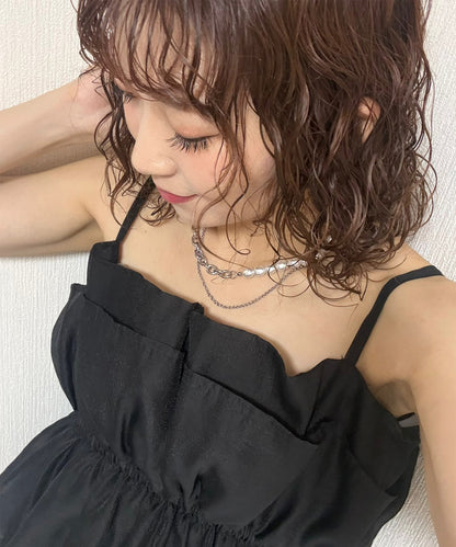 7/7 (Tue.) 12:00~販売【aiai様コラボ】パール ミックスチェーンネックレス