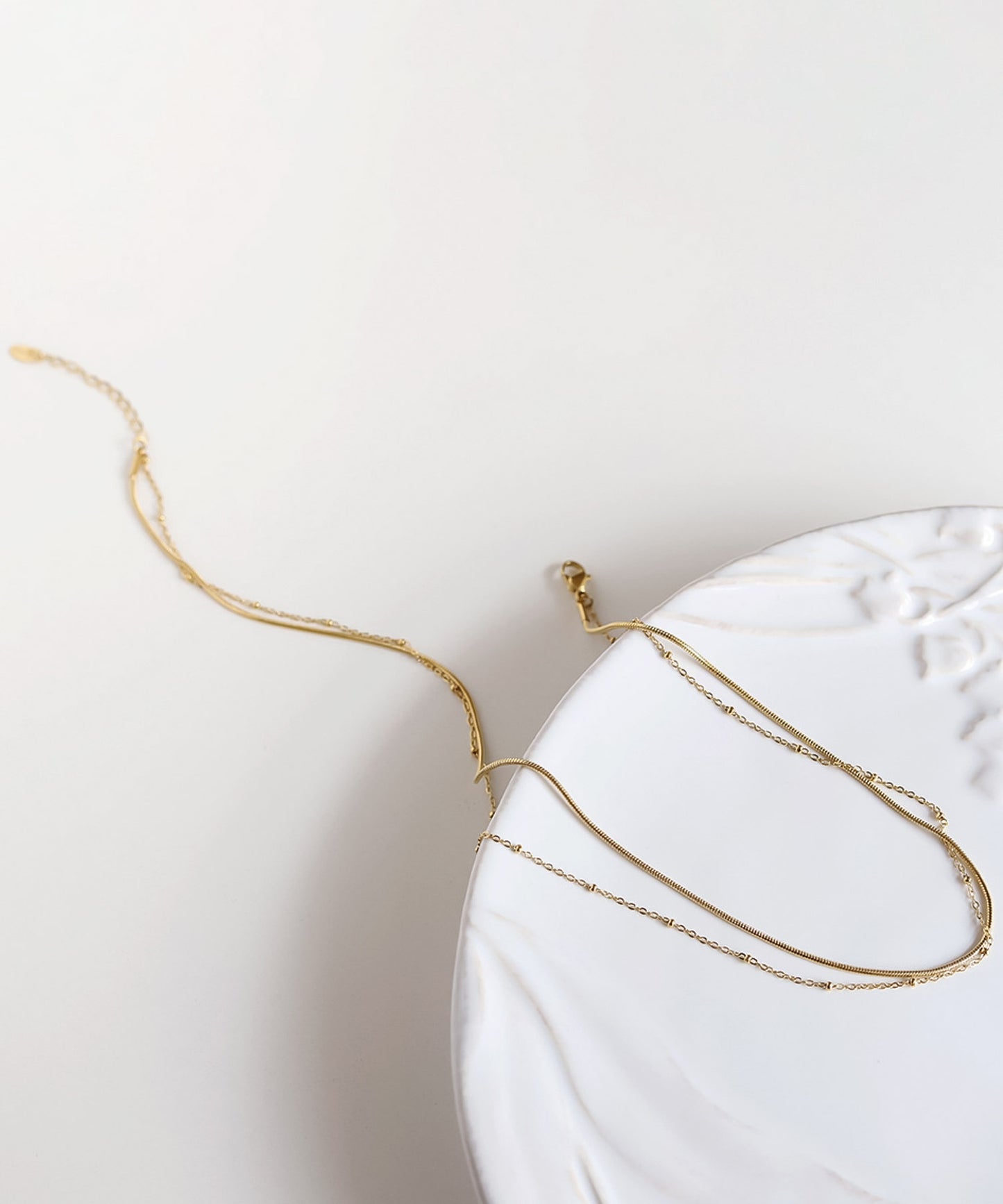 blackdia ocean スネーク レイヤードネックレス