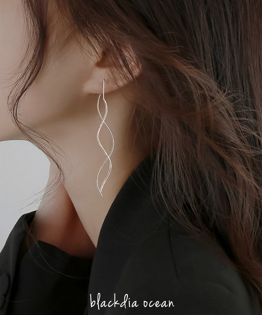 blackdia ocean ワイヤー ロングピアス