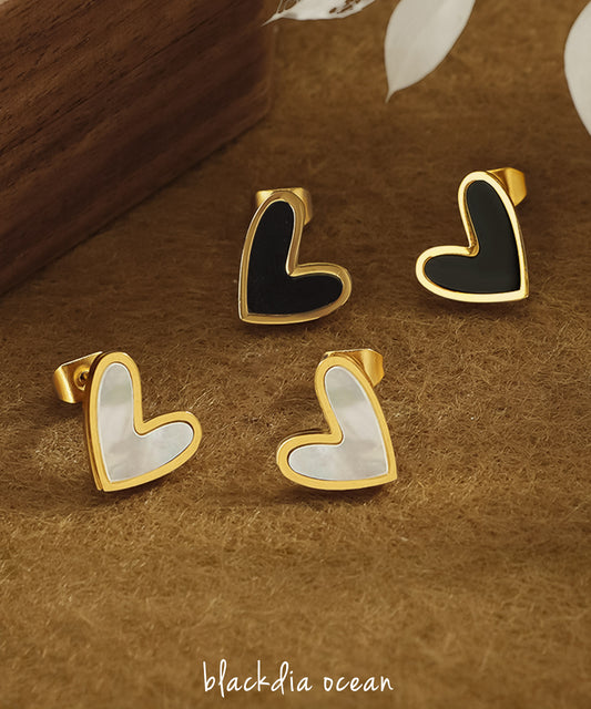 blackdia ocean ハート シェルプレート ピアス