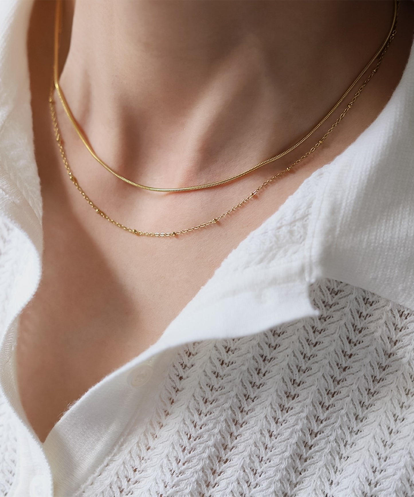 blackdia ocean スネーク レイヤードネックレス