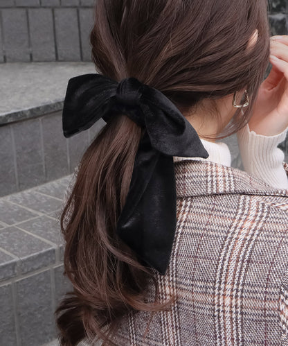 【今週末限定価格】blackdia ocean 2type ベロア リボンシュシュ