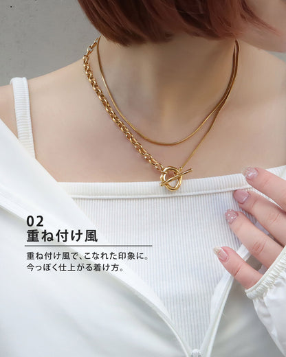 blackdia ocean オーバルマンテルロングネックレス