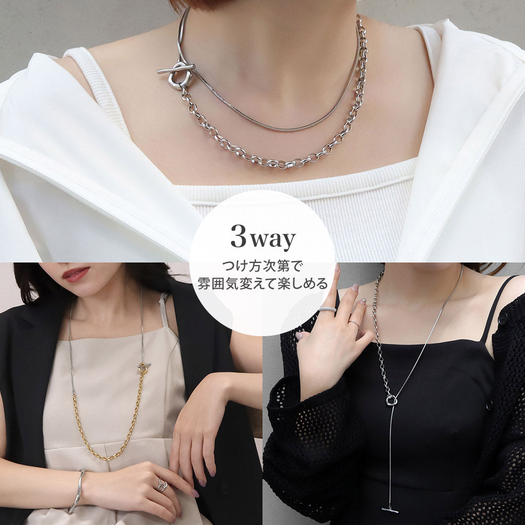 3wayロングネックレス♡｜リール使用アイテム – blackdia ocean