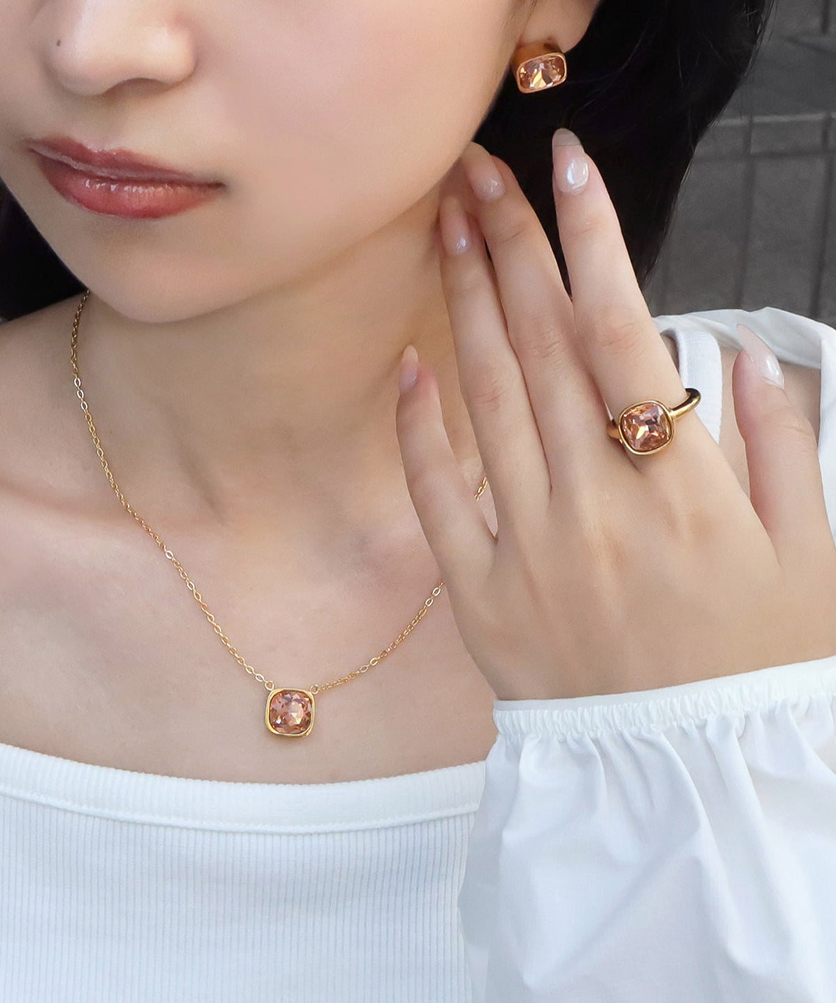 blackdia ocean ファセットピアス