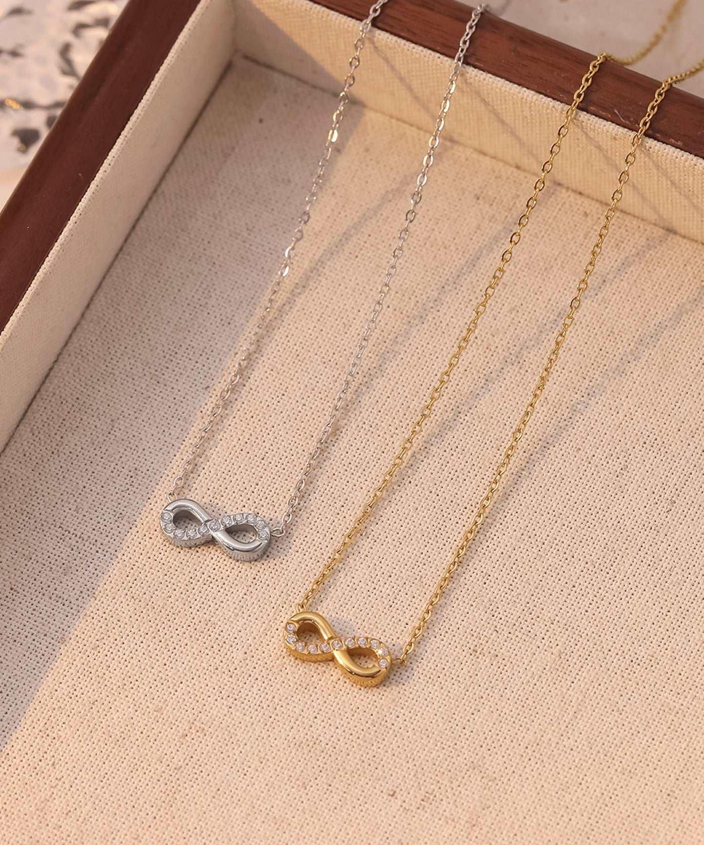 blackdia ocean インフィニティ ジルコニアネックレス