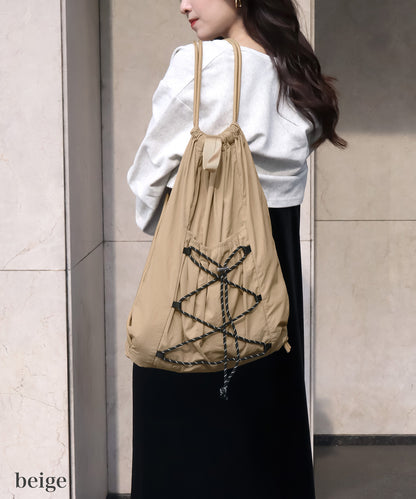 【今週末限定価格】blackdia ocean ナイロン コード ナップサック ( 5color )