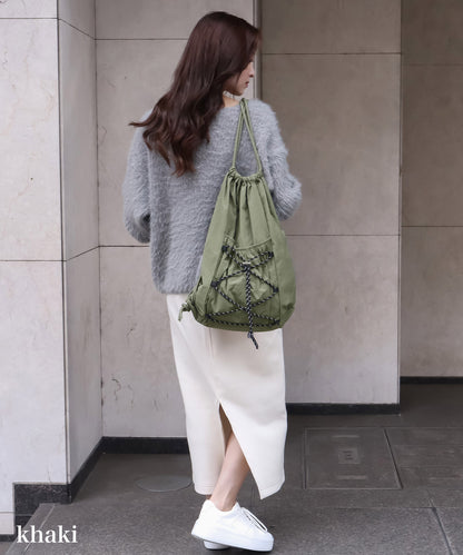 【今週末限定価格】blackdia ocean ナイロン コード ナップサック ( 5color )