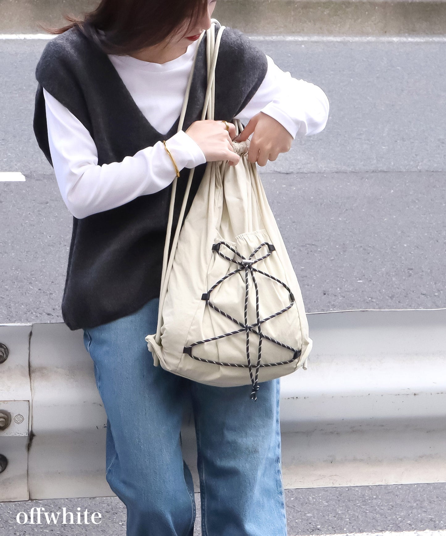 【今週末限定価格】blackdia ocean ナイロン コード ナップサック ( 5color )