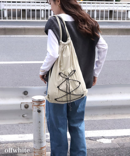 【今週末限定価格】blackdia ocean ナイロン コード ナップサック ( 5color )