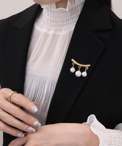 blackdia ocean トリプルパールブローチ