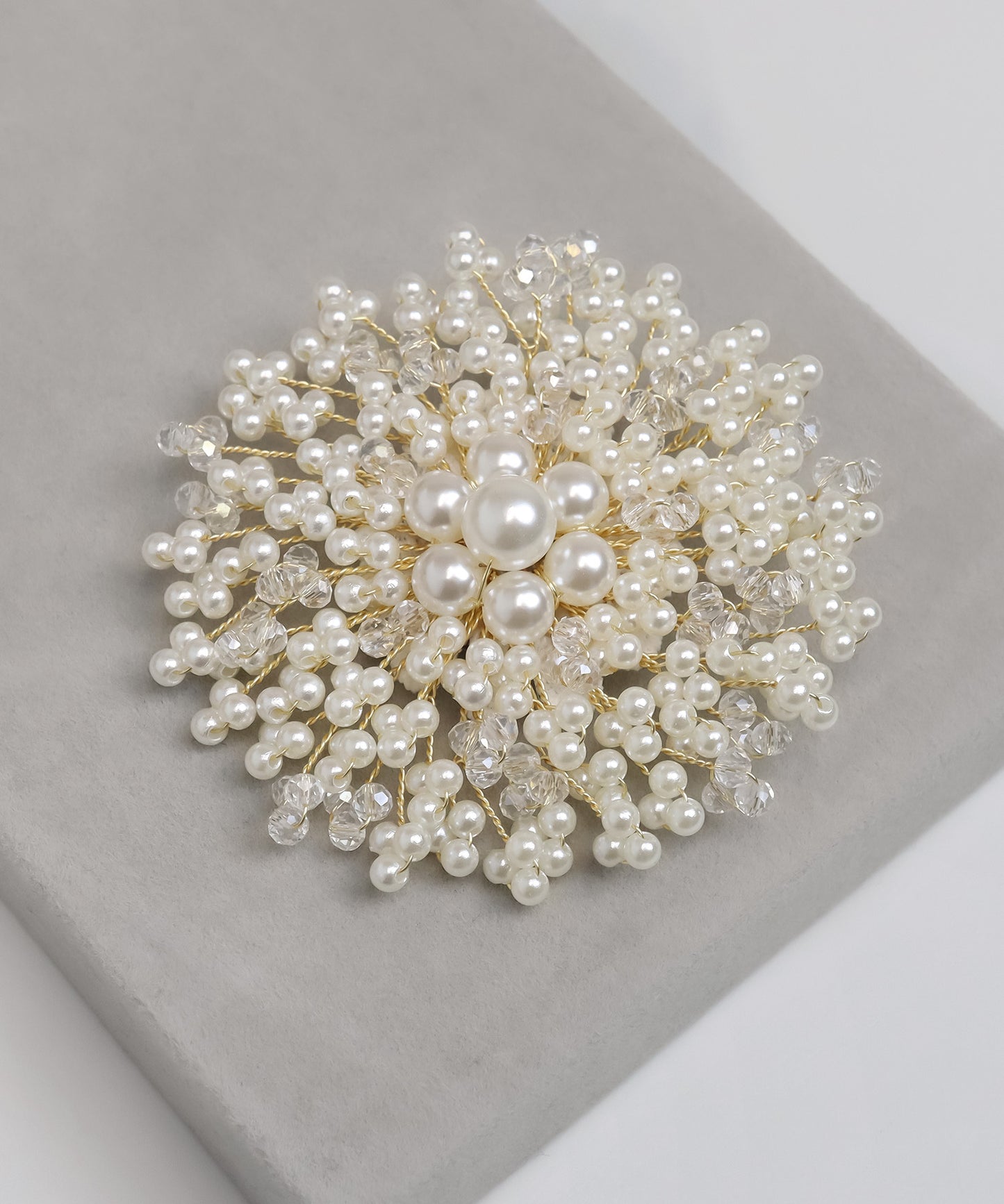 blackdia ocean パールフラワーブローチ