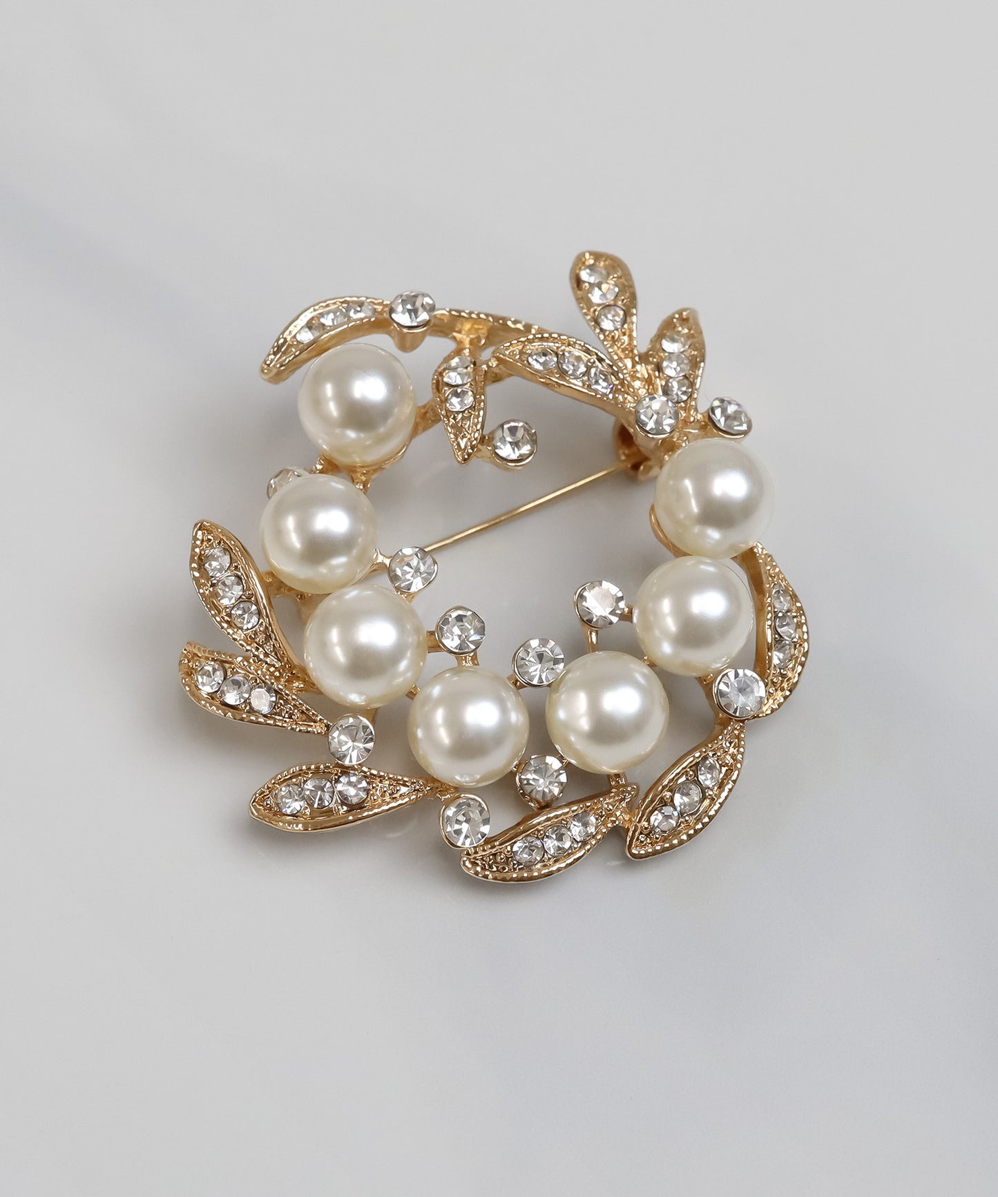 blackdia ocean パールリースブローチ