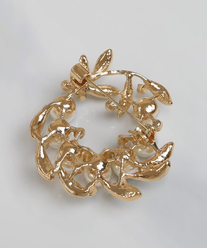 blackdia ocean パールリースブローチ