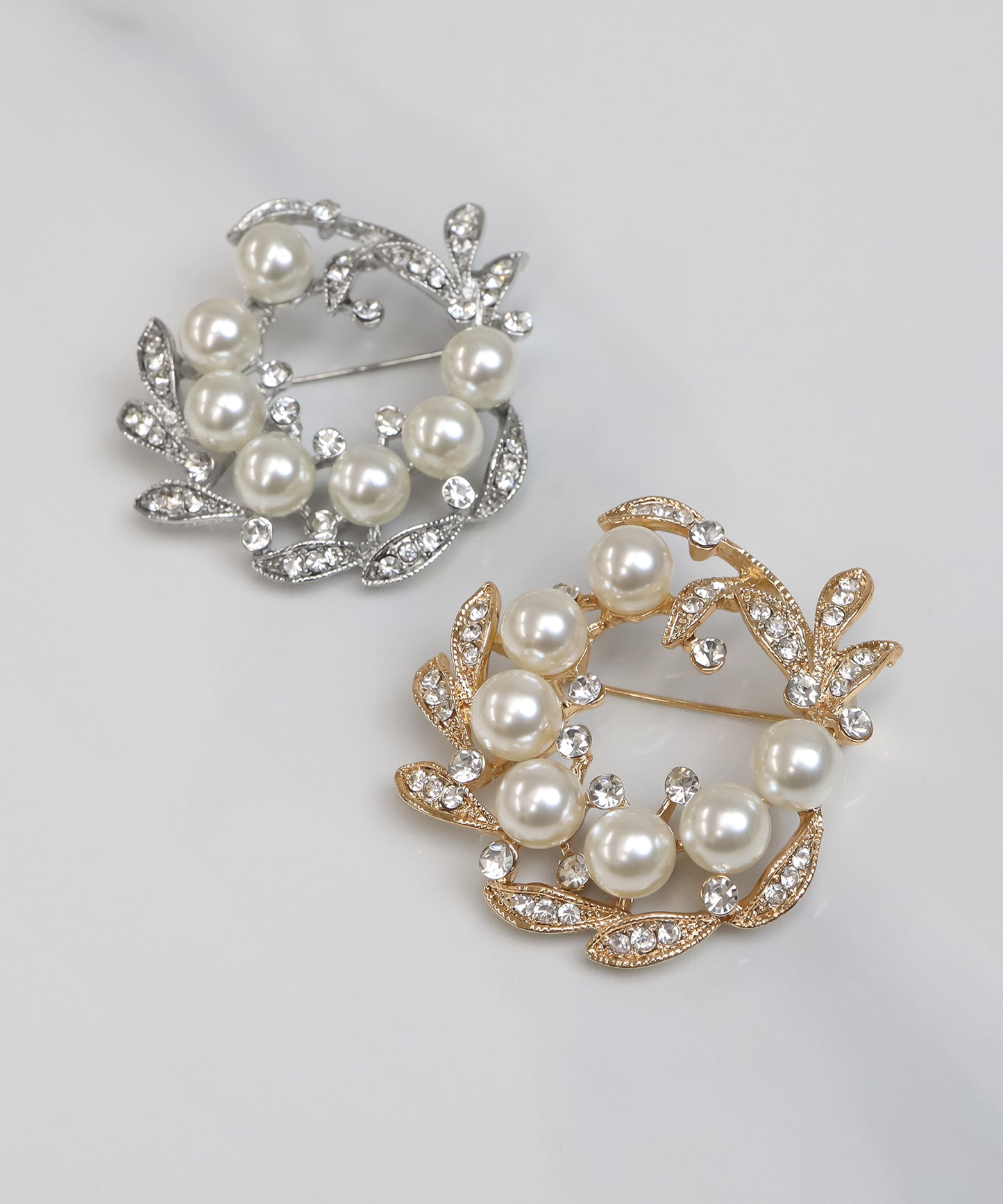 blackdia ocean パールリースブローチ