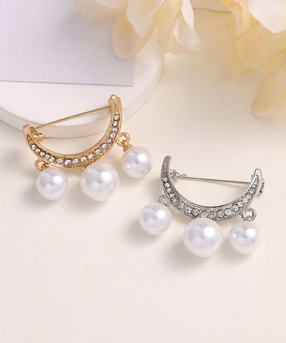 blackdia ocean パール＆ジルコニアブローチ