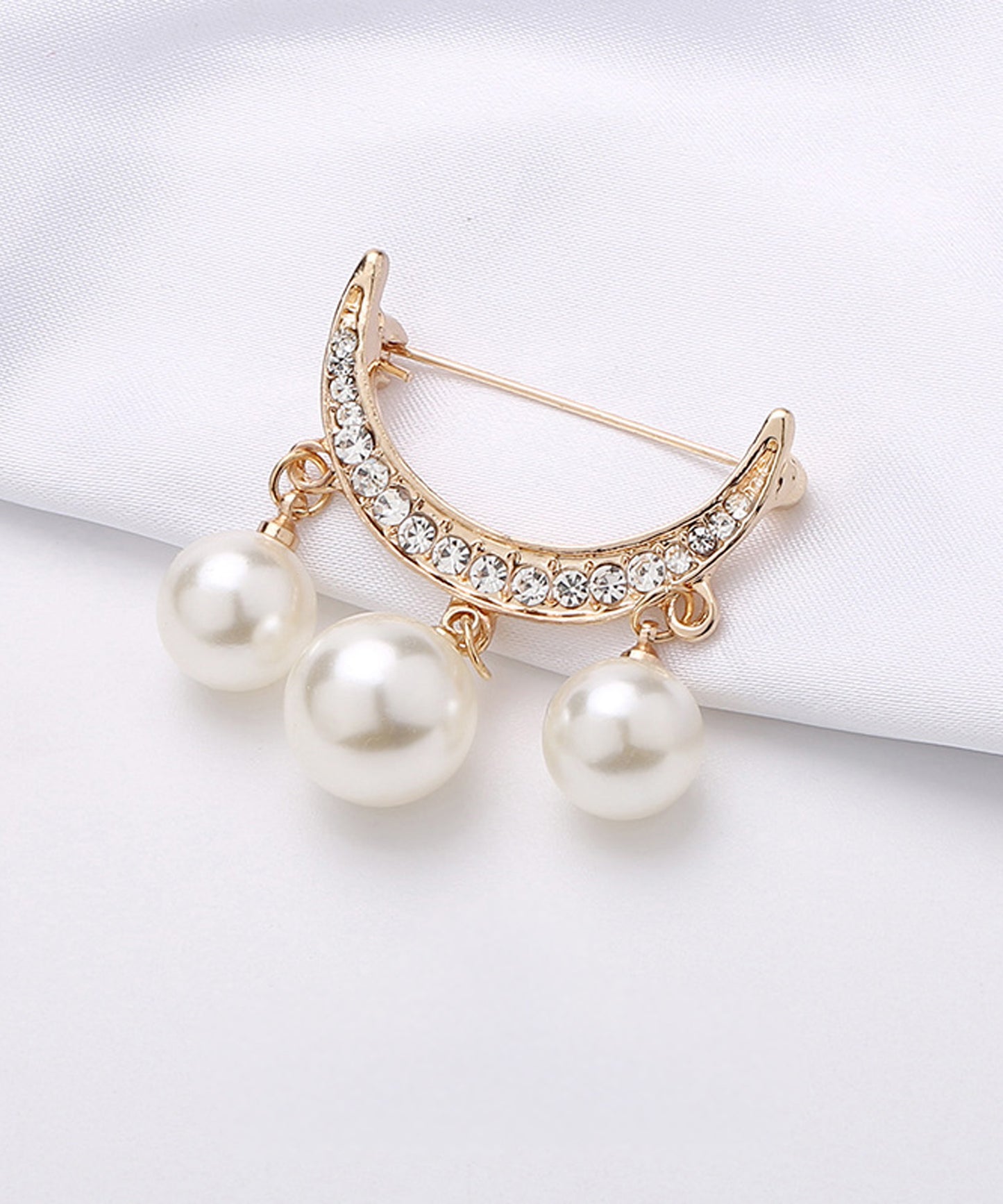 blackdia ocean パール＆ジルコニアブローチ