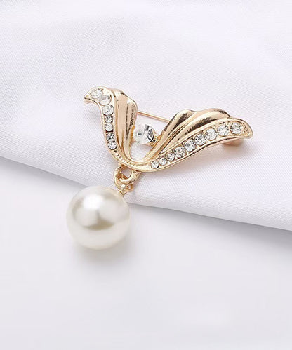 blackdia ocean パール＆ジルコニアブローチ