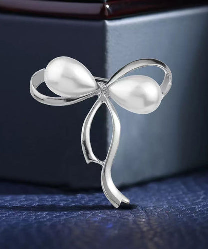 blackdia ocean ニュアンスリボンパールブローチ