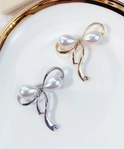 blackdia ocean ニュアンスリボンパールブローチ