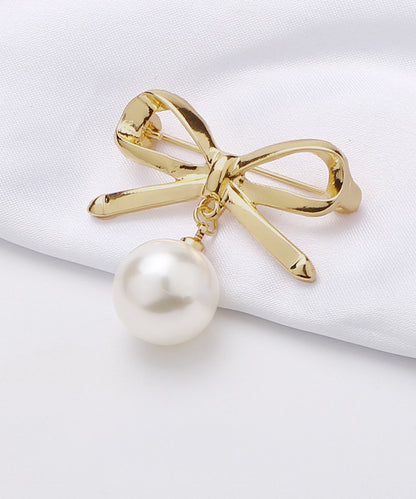 blackdia ocean リボンパールブローチ