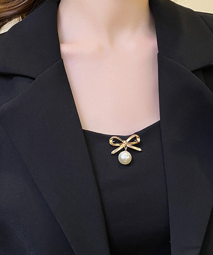 blackdia ocean リボンパールブローチ