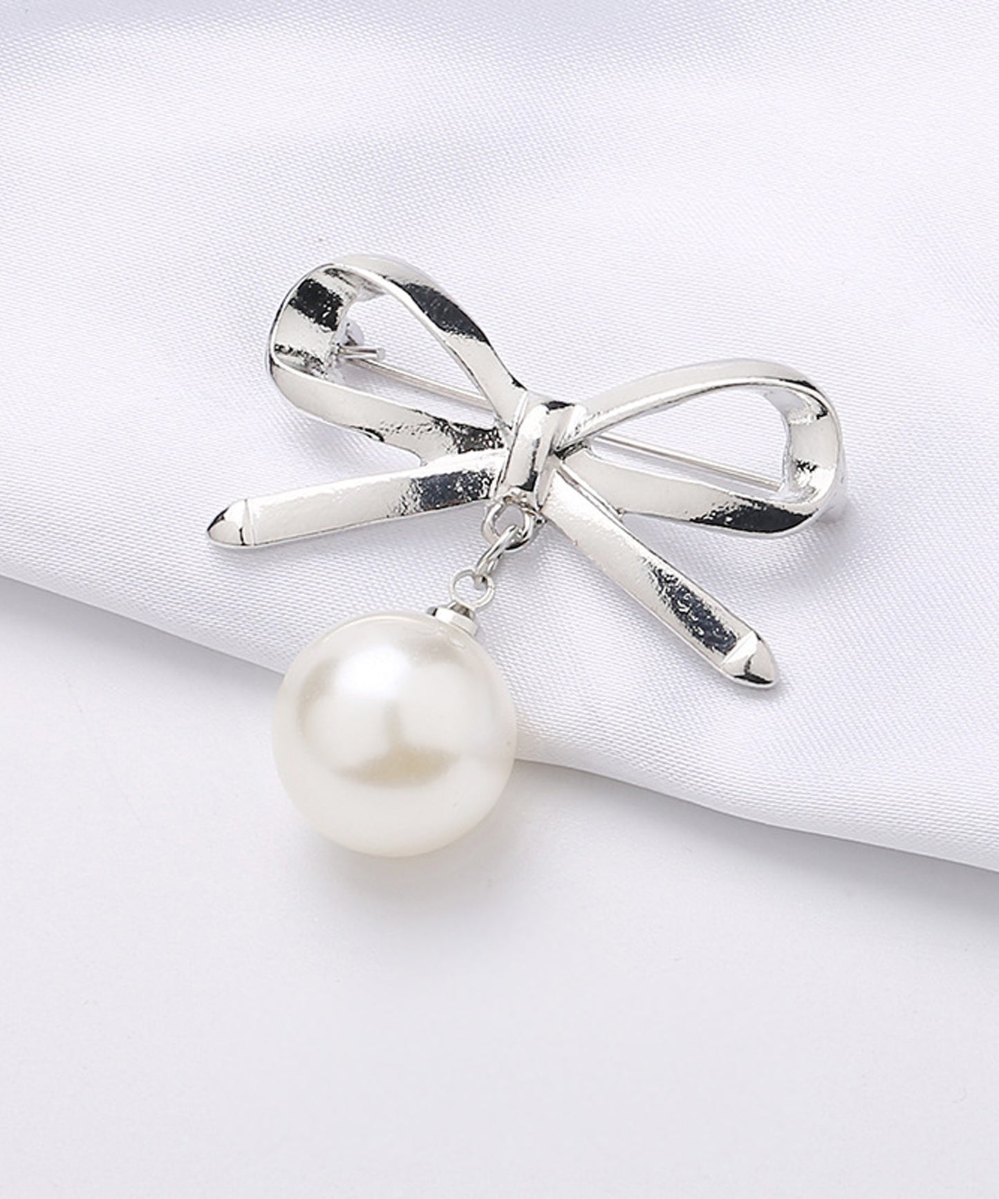 blackdia ocean リボンパールブローチ