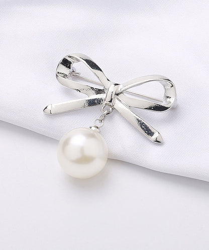 blackdia ocean リボンパールブローチ