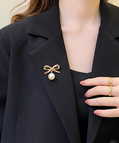 blackdia ocean リボンパールブローチ