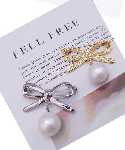 blackdia ocean リボンパールブローチ