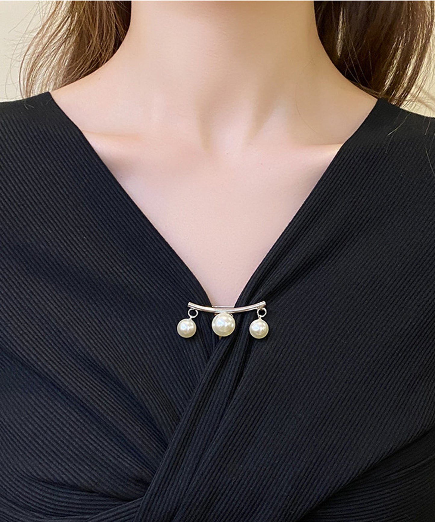 blackdia ocean トリプルパールブローチ