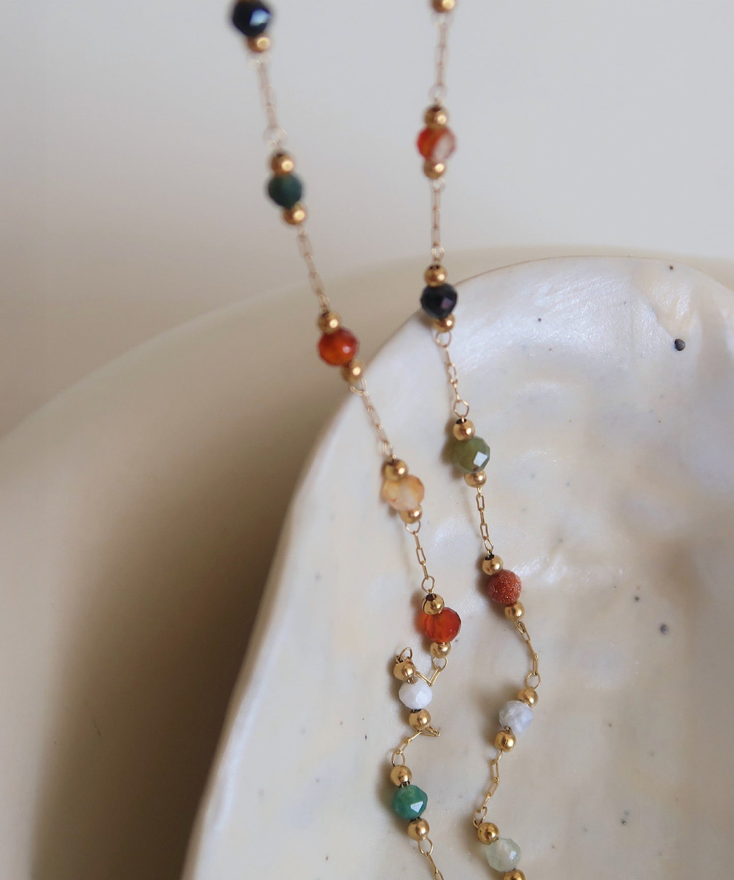 blackdia ocean 天然石ビーズブレスレット