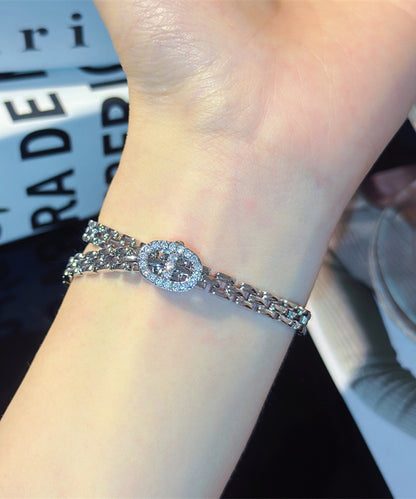 blackdia ocean ジルコニアバックルブレスレット