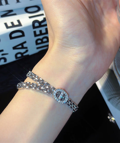 blackdia ocean ジルコニアバックルブレスレット