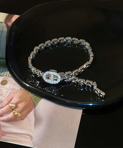 blackdia ocean ジルコニアバックルブレスレット