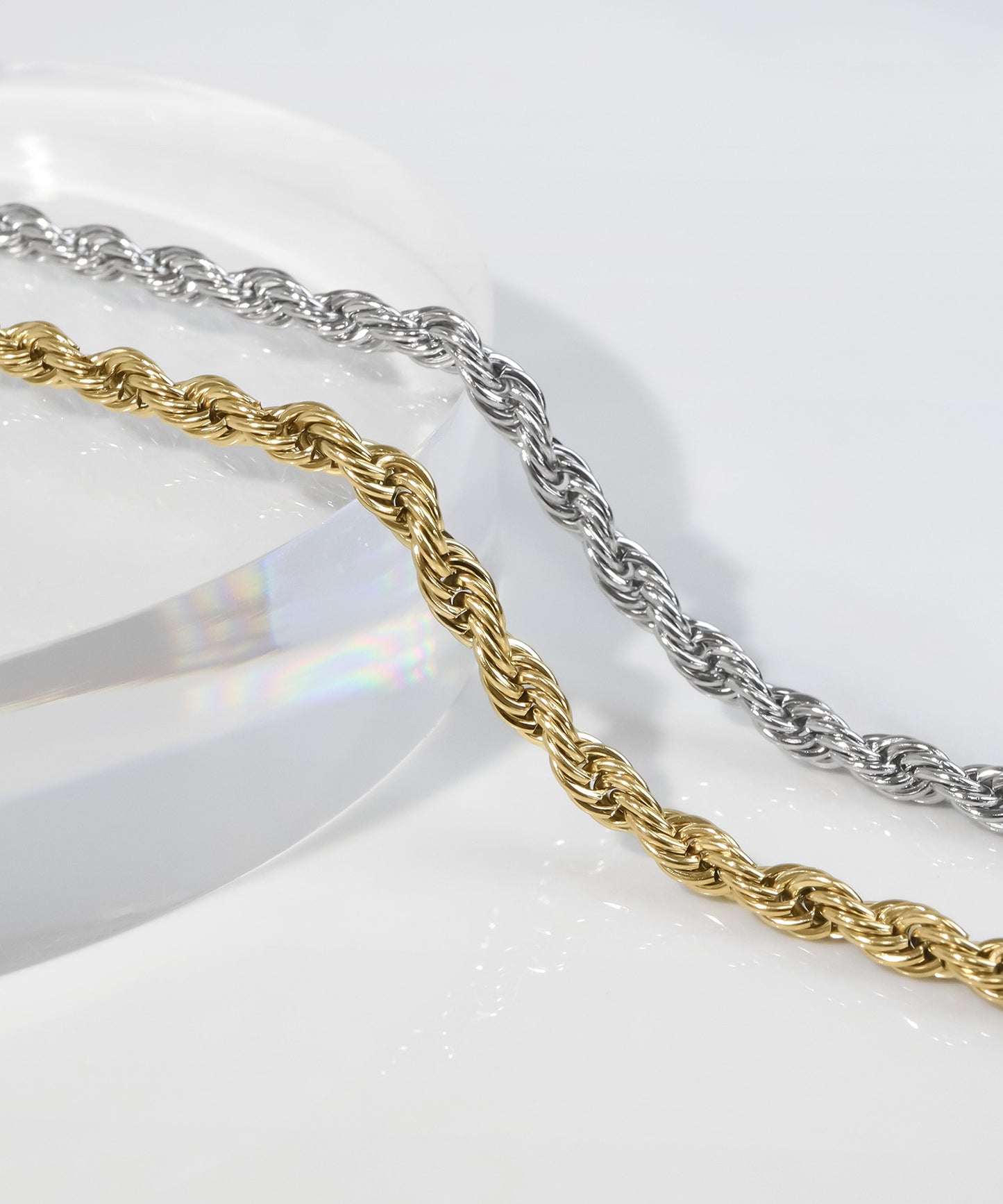 blackdia ocean ロープチェーンネックレス 4mm