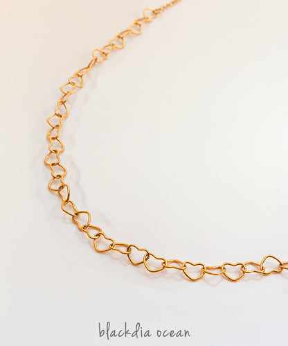 blackdia ocean ハートリンクチェーンネックレス
