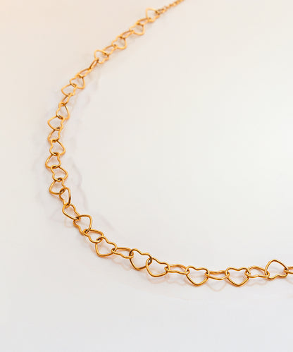 blackdia ocean ハートリンクチェーンネックレス