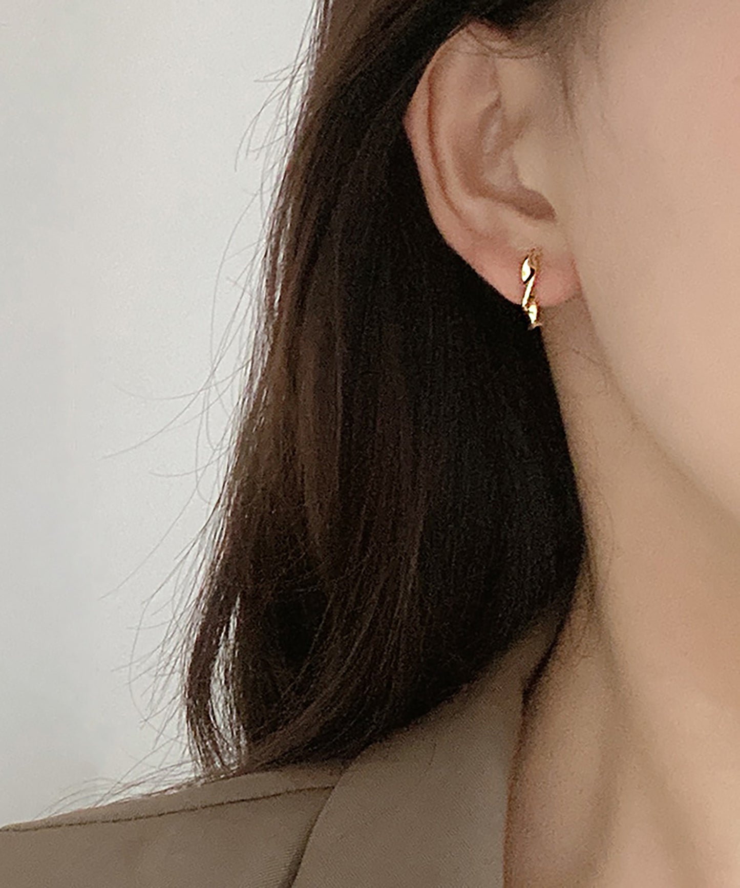 blackdia ocean ツイストミニフープイヤリング