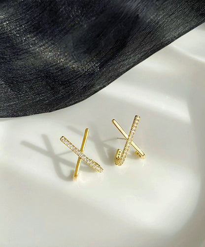 blackdia ocean ジルコニア クロス ピアス/イヤリング